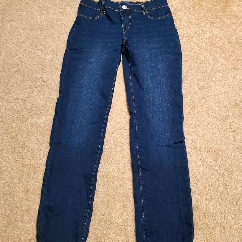 𝅺OLD Navy Girl's Rockstar Blue Jeggings, size 12
